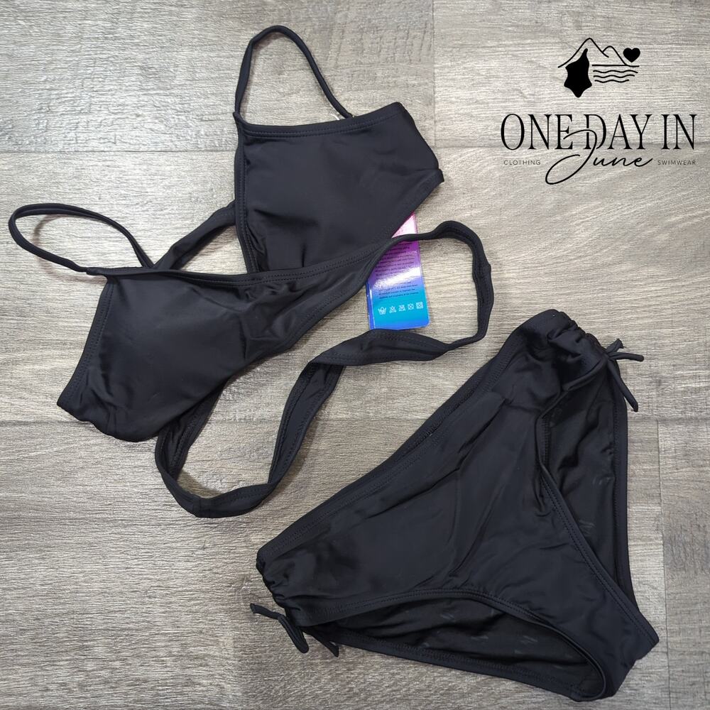 Mienoe Cross Front Bikini Swimsuit Size (150) L